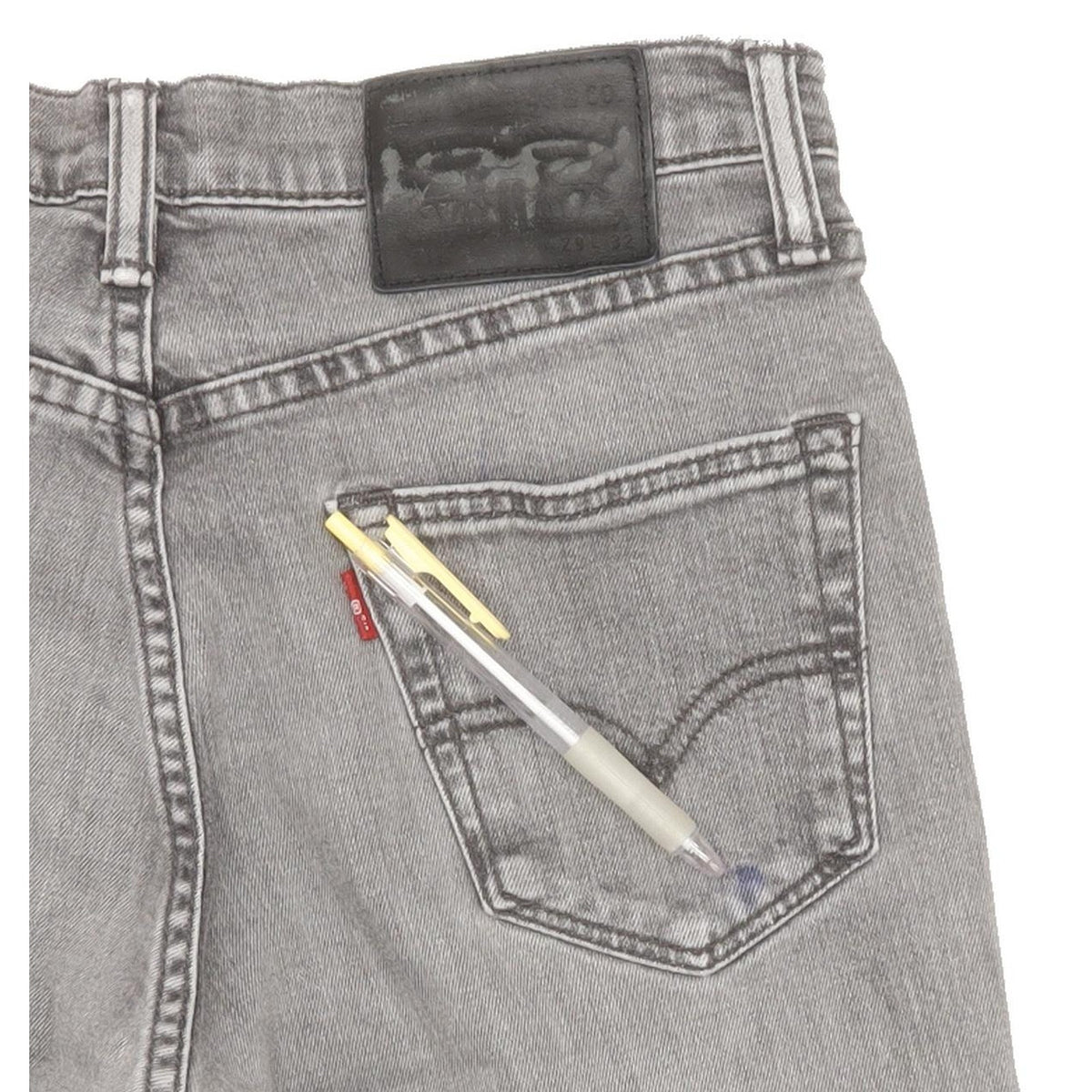 Levi's 511 Men Grey Straight Slim Jeans W29 L31