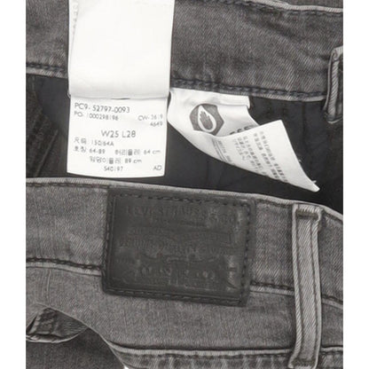 Levi's 720 Women Grey Skinny Slim Stretch Jeans W25 L27