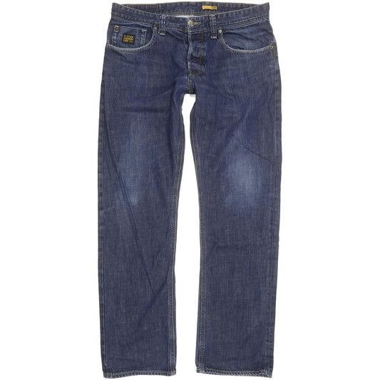 G-Star Porter Men Blue Straight Regular Jeans W36 L32