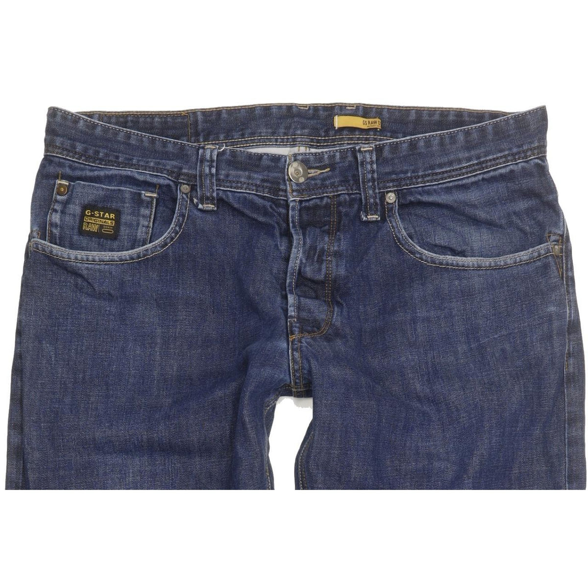G-Star Porter Men Blue Straight Regular Jeans W36 L32