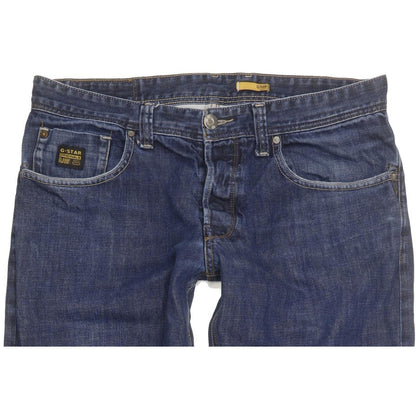 G-Star Porter Men Blue Straight Regular Jeans W36 L32