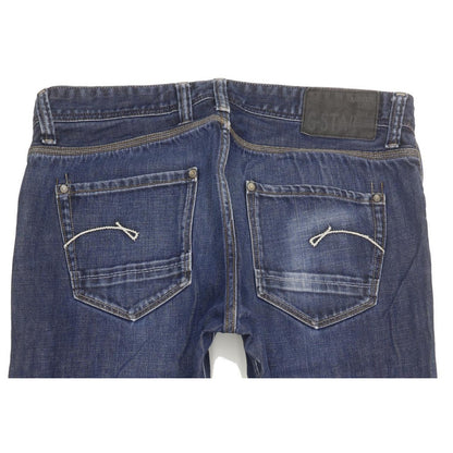 G-Star Porter Men Blue Straight Regular Jeans W36 L32