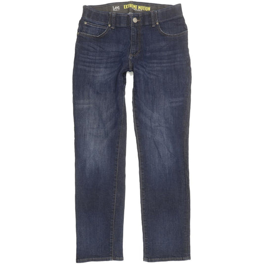 Lee Men Blue Tapered Slim Stretch Jeans W33 L31