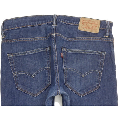 Levi's 520 Men Blue Skinny Slim Stretch Jeans W32 L29
