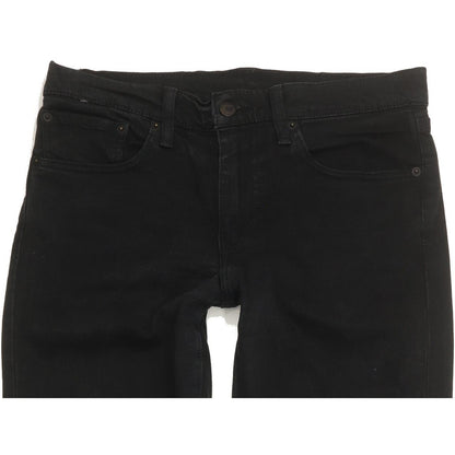 Levi's 511 Men Black Straight Slim Stretch Jeans W31 L31