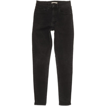 Levi's Mile Black Skinny Slim Stretch Jeans High Waisted W30 L30
