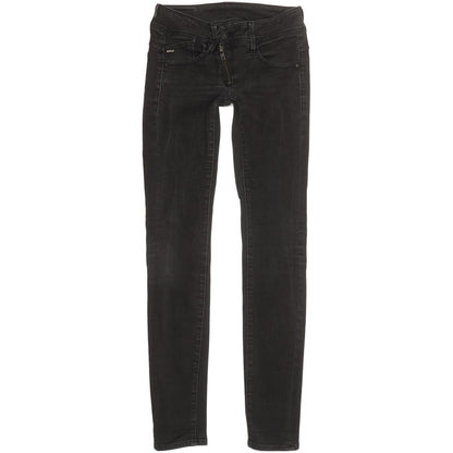 G-Star Lynn Zip Women Black Skinny Slim Stretch Jeans W24 L29