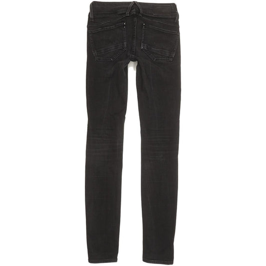 G-Star Lynn Zip Women Black Skinny Slim Stretch Jeans W24 L29