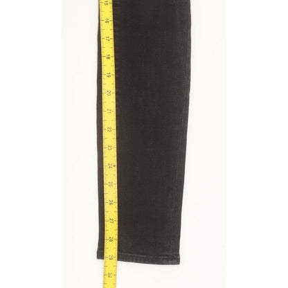 G-Star Lynn Zip Women Black Skinny Slim Stretch Jeans W24 L29