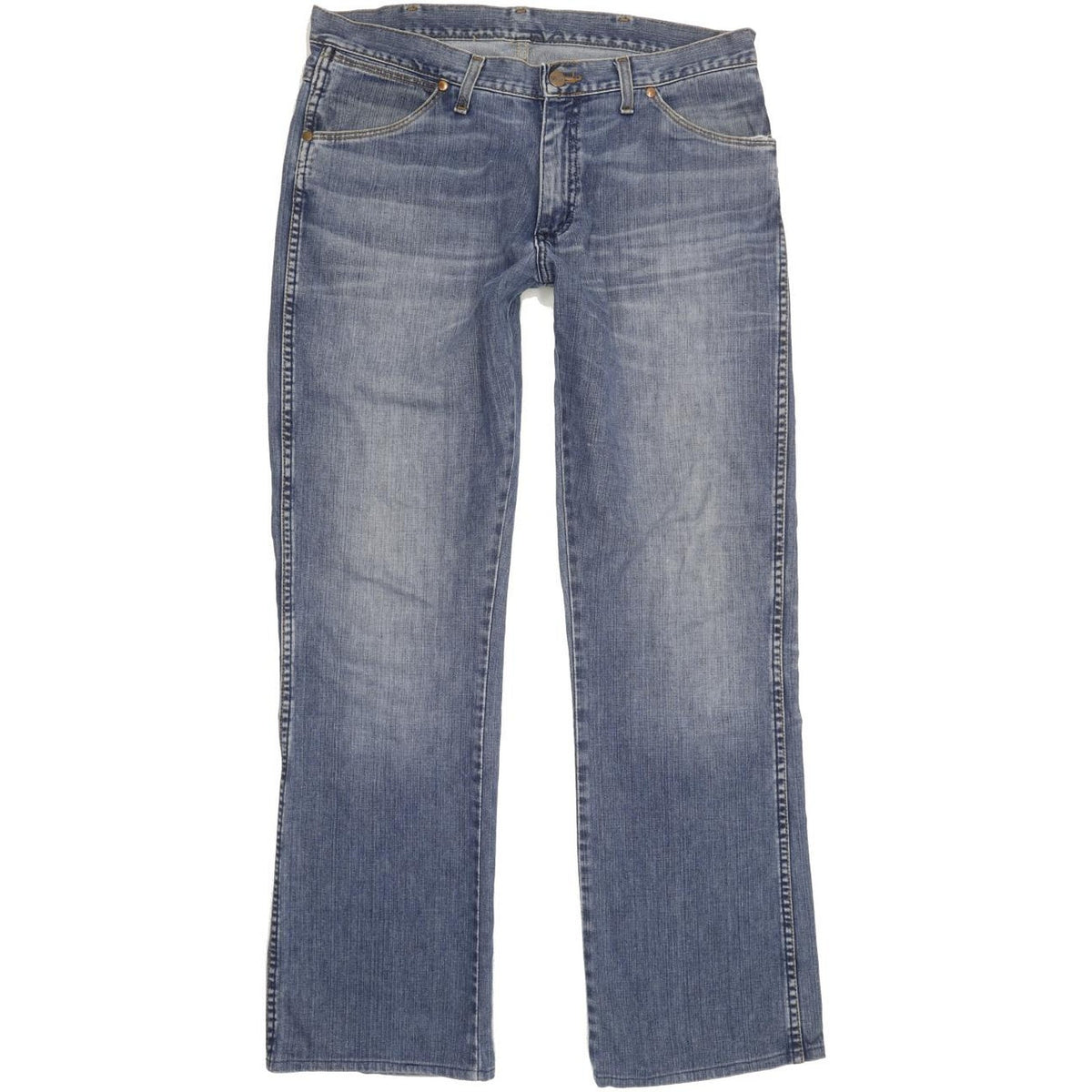 Wrangler Men Blue Straight Regular Jeans W34 L33