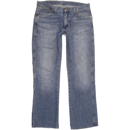 Wrangler Men Blue Straight Regular Jeans W34 L33