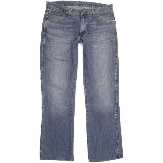Wrangler Men Blue Straight Regular Jeans W34 L33