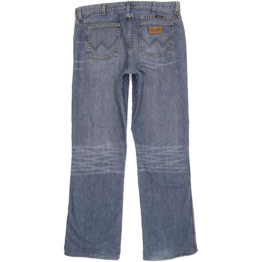Wrangler Men Blue Straight Regular Jeans W34 L33