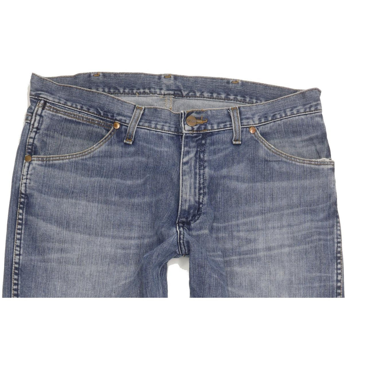 Wrangler Men Blue Straight Regular Jeans W34 L33