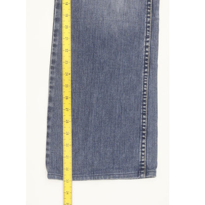 Wrangler Men Blue Straight Regular Jeans W34 L33