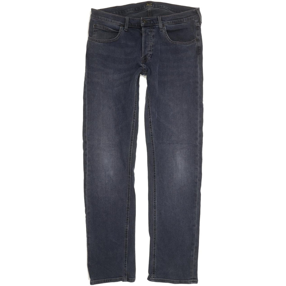 Lee Daren Men Blue Straight Slim Stretch Jeans W34 L33