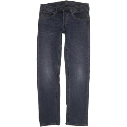 Lee Daren Men Blue Straight Slim Stretch Jeans W34 L33
