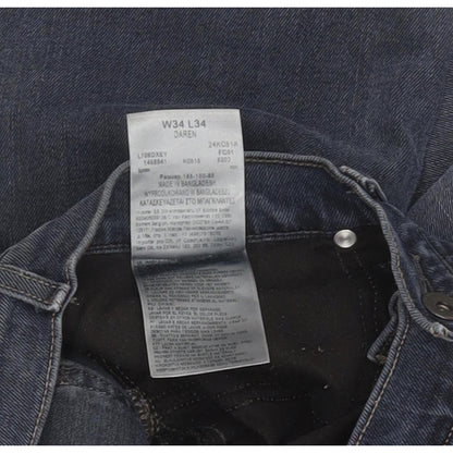 Lee Daren Men Blue Straight Slim Stretch Jeans W34 L33