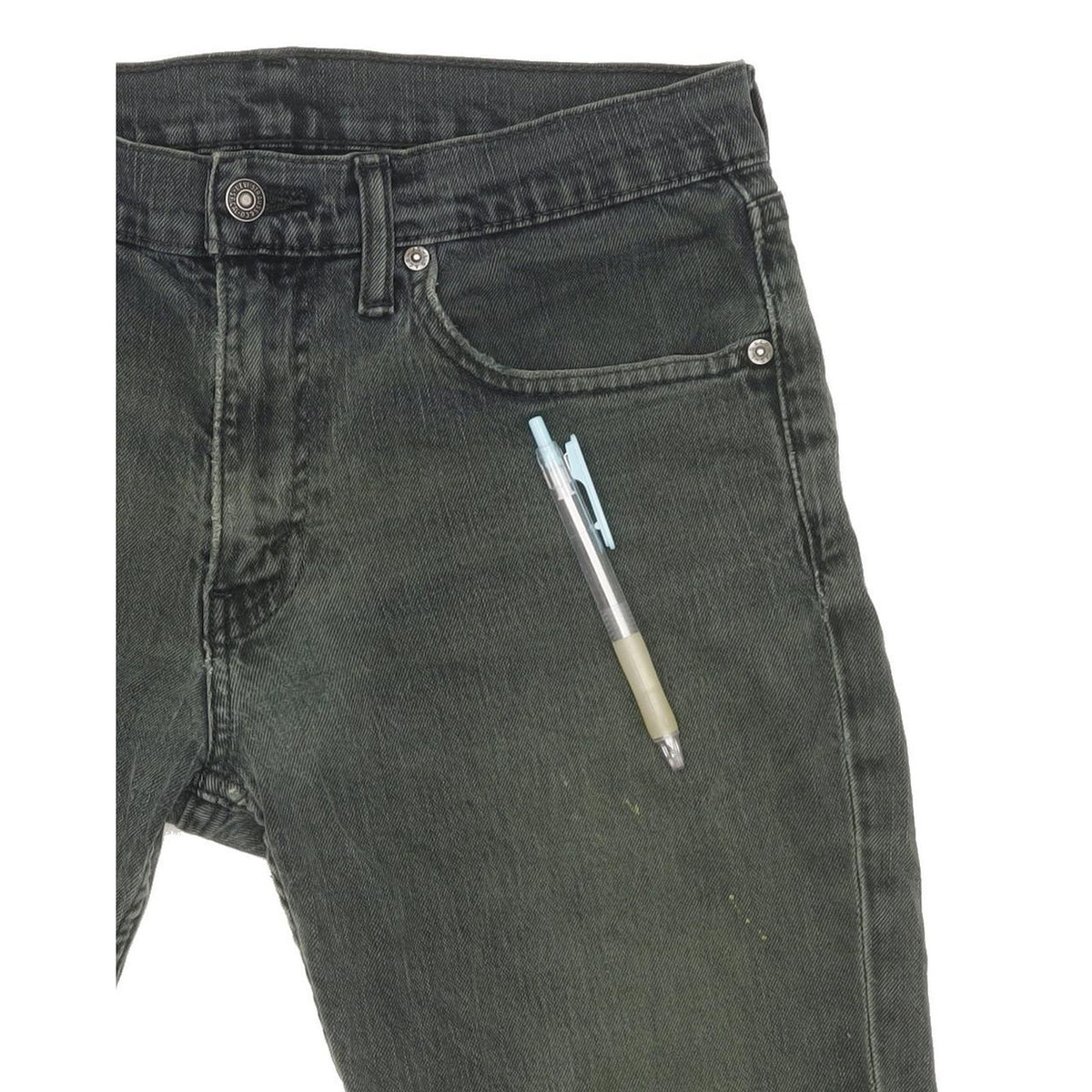 Levi's 511 Men Green Straight Slim Stretch Jeans W31 L27