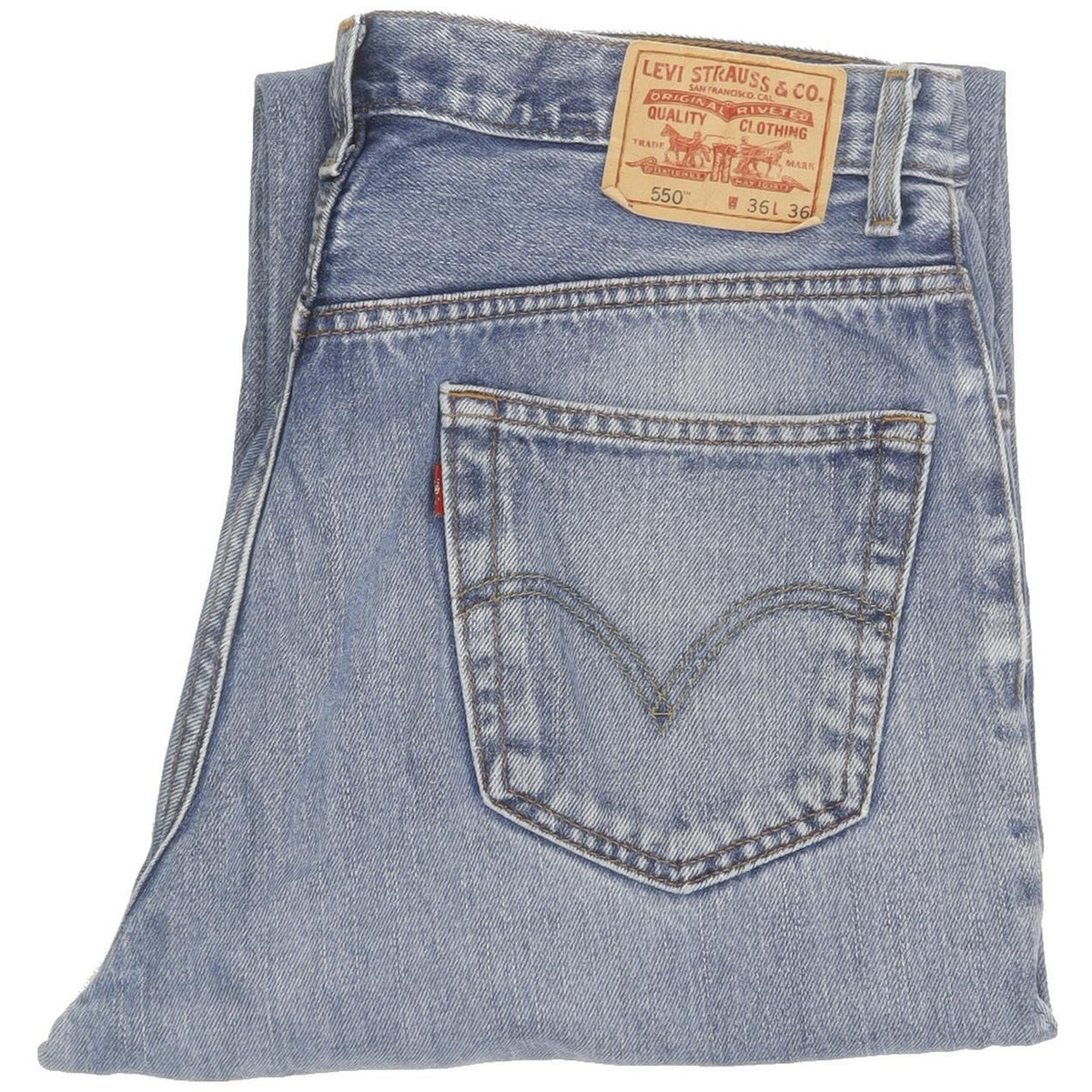 Levi's 550 Men Blue Straight Relaxed Jeans W36 L30