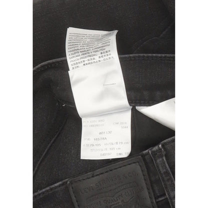 Levi's Mile Black Skinny Slim Stretch Jeans High Waisted W31 L31