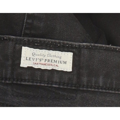 Levi's Mile Black Skinny Slim Stretch Jeans High Waisted W31 L31