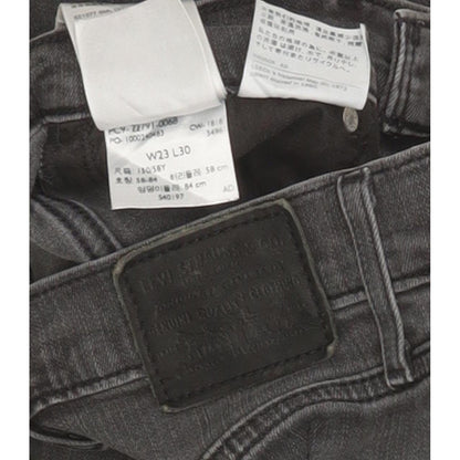 Levi's Mile Women Grey Skinny Slim Stretch Jeans W23 L30