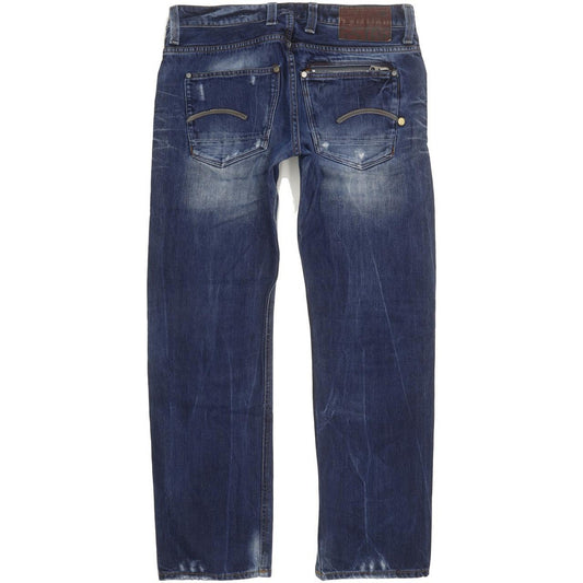 G-Star Attacc Low Men Blue Straight Slim Jeans W32 L30