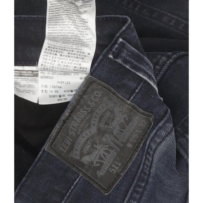 Levi's 511 Men Blue Straight Slim Stretch Jeans W29 L32