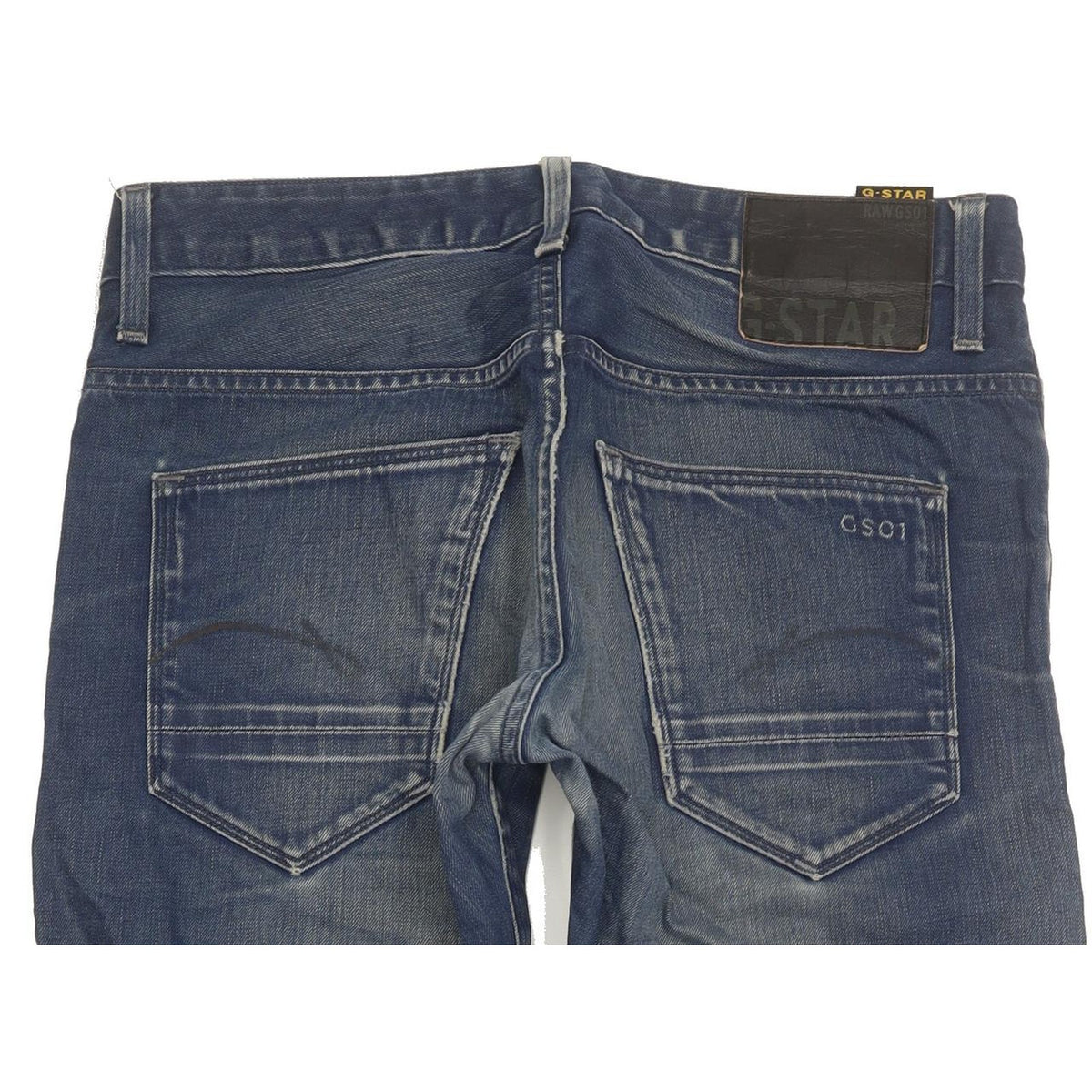G-Star Morris Low Men Blue Straight Slim Jeans W31 L29