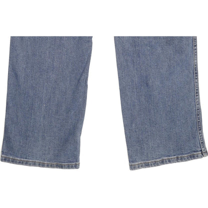 Wrangler Durable Quality Men Blue Straight Regular Stretch Jeans W38 L32