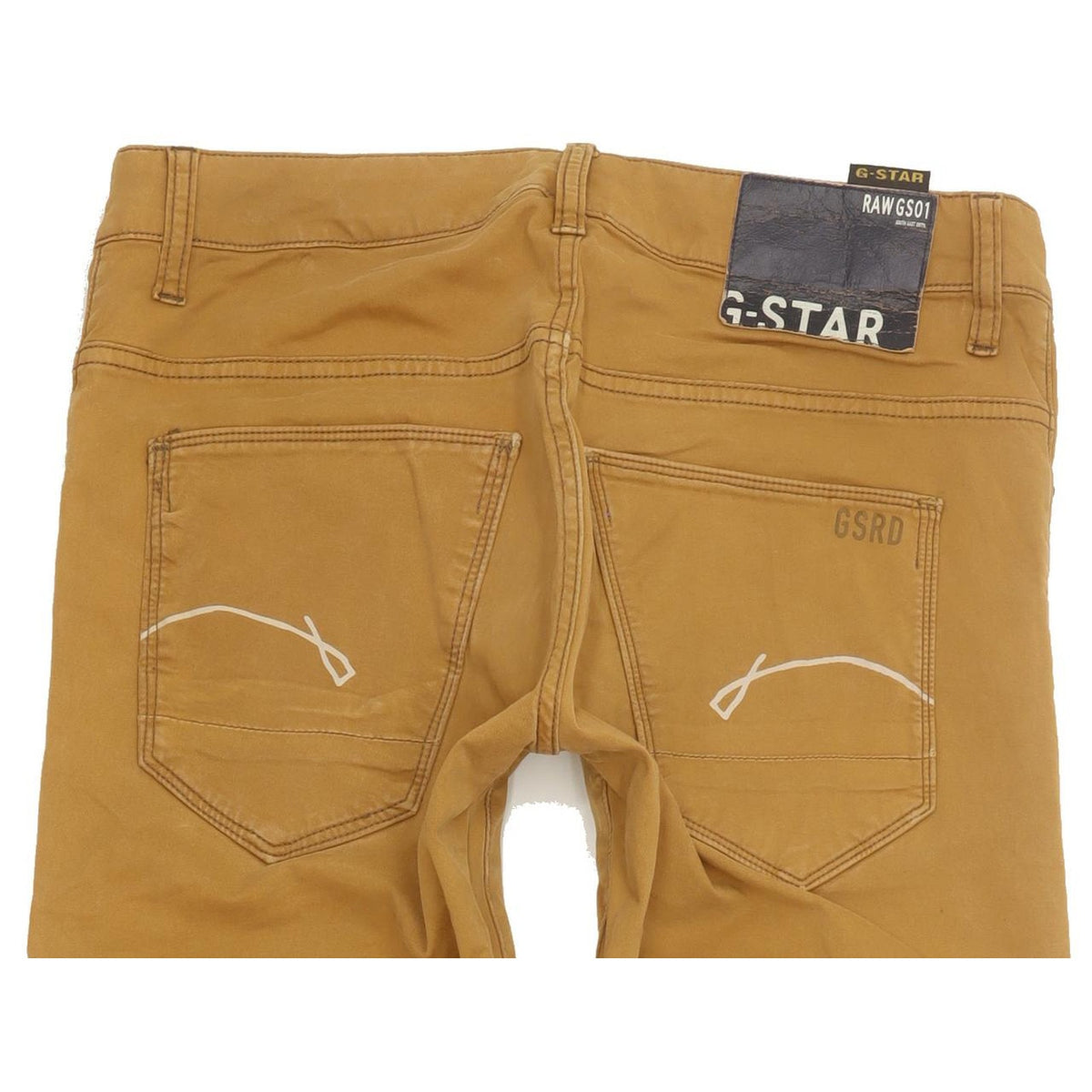 G-Star Morris Low Men Beige Straight Slim Stretch Jeans W29 L32