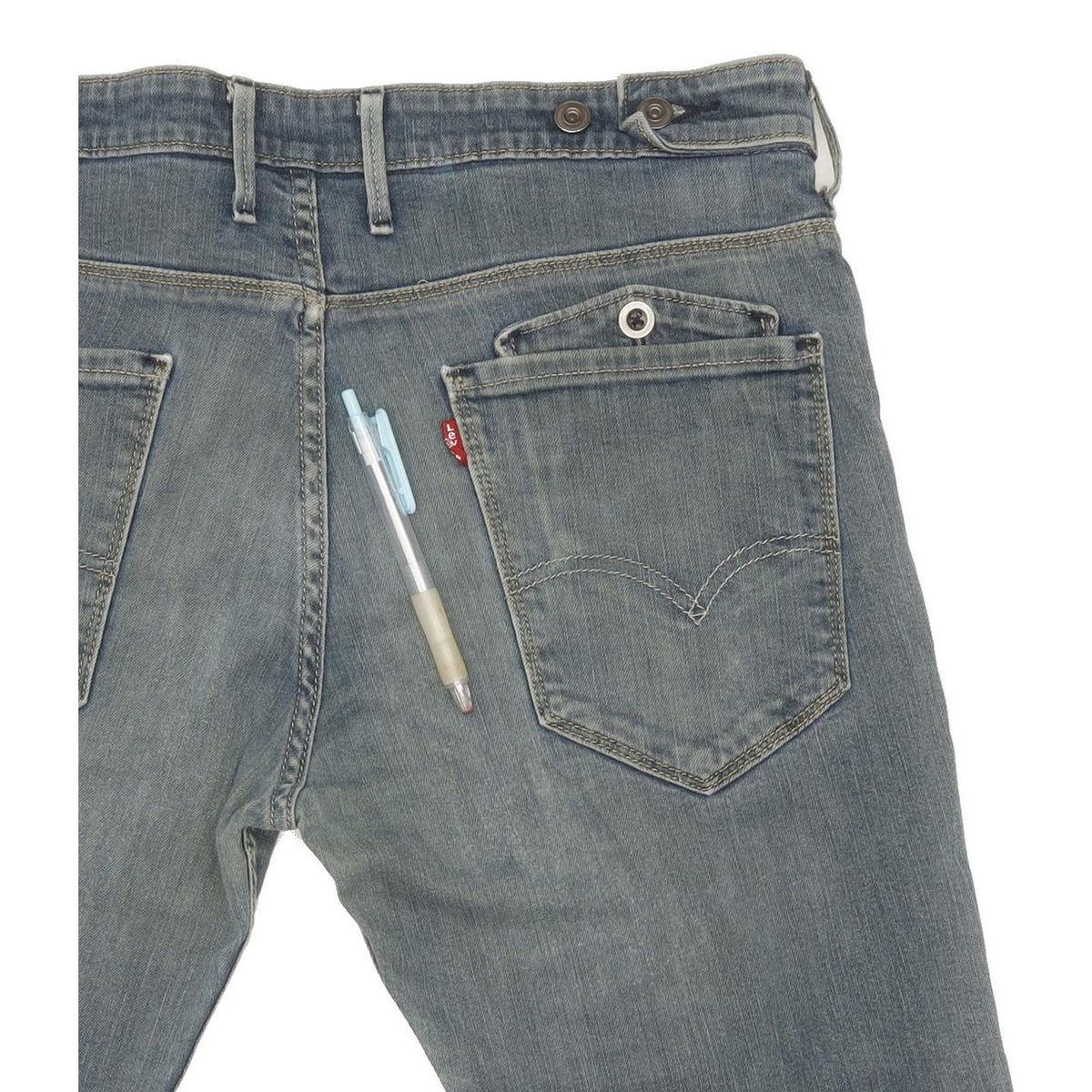 Levi's Men Blue Straight Regular Stretch Jeans W34 L28