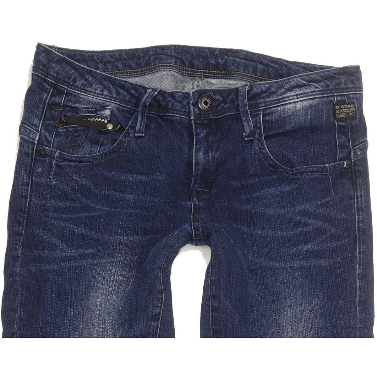 G-Star New Ocean Women Blue Skinny Slim Stretch Jeans W29 L29