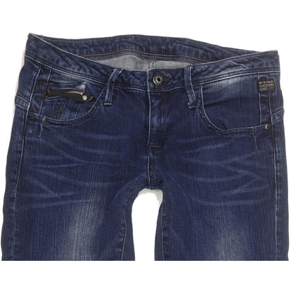 G-Star New Ocean Women Blue Skinny Slim Stretch Jeans W29 L29