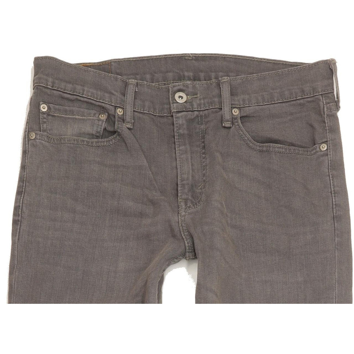 Levi's 511 Men Grey Straight Slim Stretch Jeans W32 L34