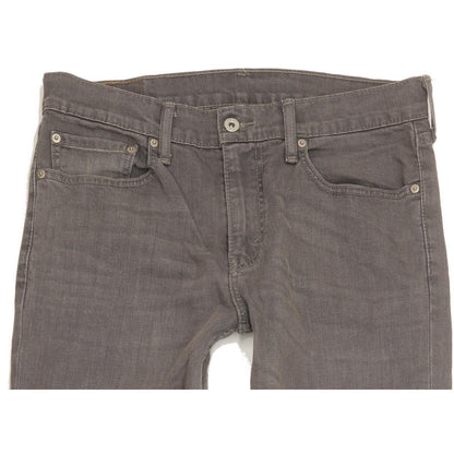 Levi's 511 Men Grey Straight Slim Stretch Jeans W32 L34
