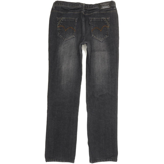Levi's Women Black Straight Regular Stretch Jeans W29 L28