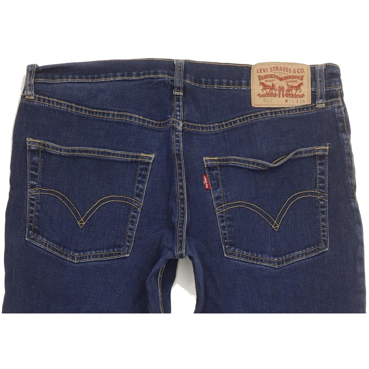 Levi's 511 Men Blue Straight Regular Jeans W34 L33