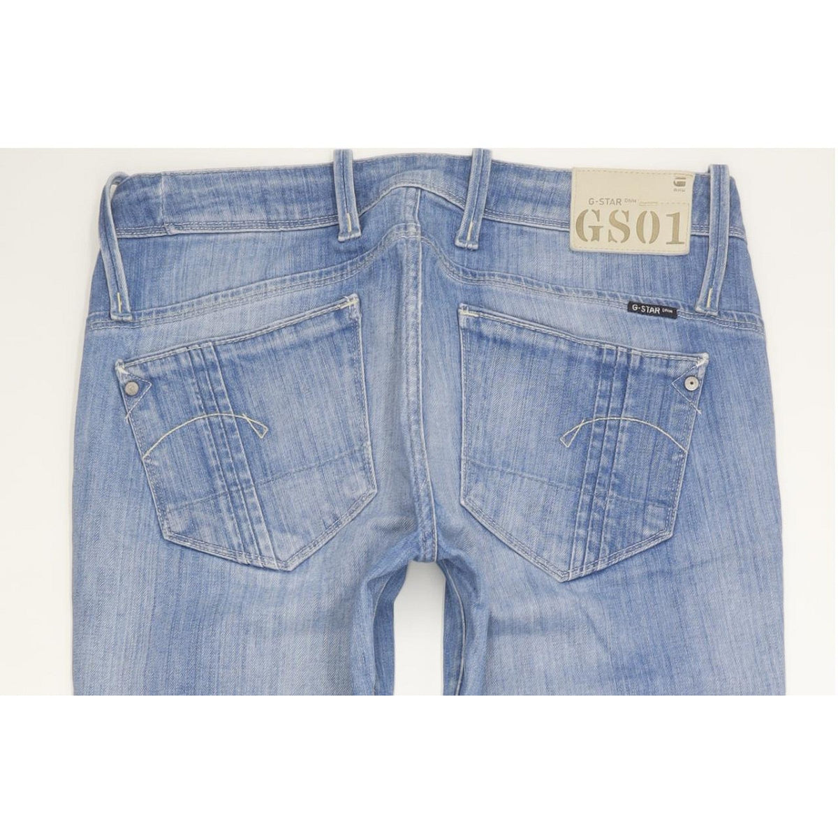 G-Star Elect Women Blue Straight Slim Stretch Jeans W30 L31