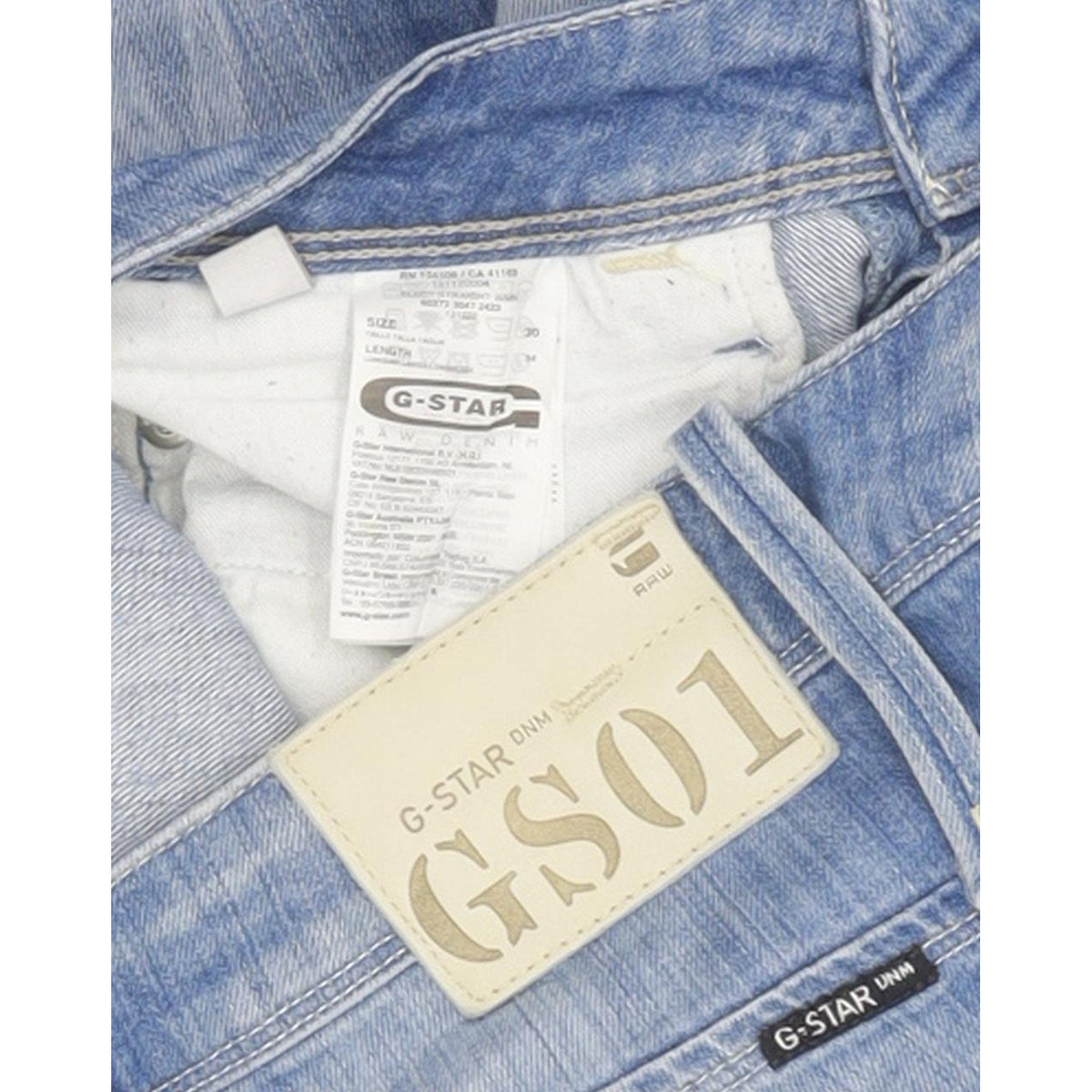 G-Star Elect Women Blue Straight Slim Stretch Jeans W30 L31