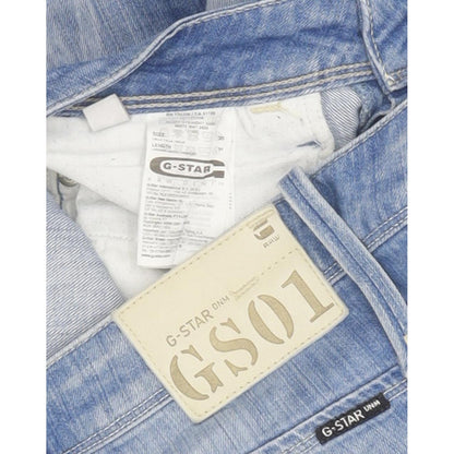 G-Star Elect Women Blue Straight Slim Stretch Jeans W30 L31