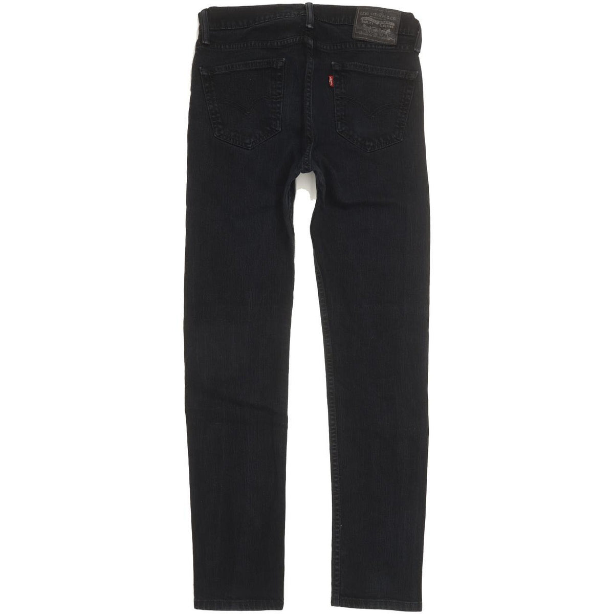 Levi's Men Black Straight Slim Stretch Jeans W30 L31