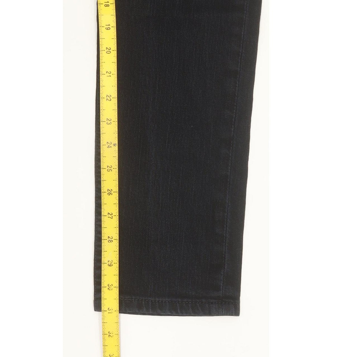 Levi's Men Black Straight Slim Stretch Jeans W30 L31