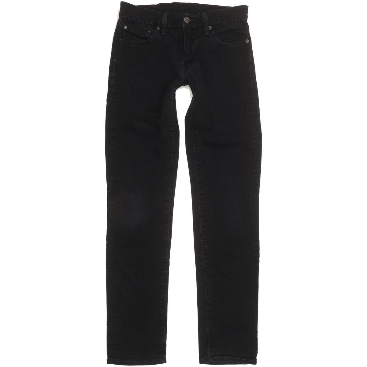 Levi's 511 Men Black Straight Slim Stretch Jeans W30 L33
