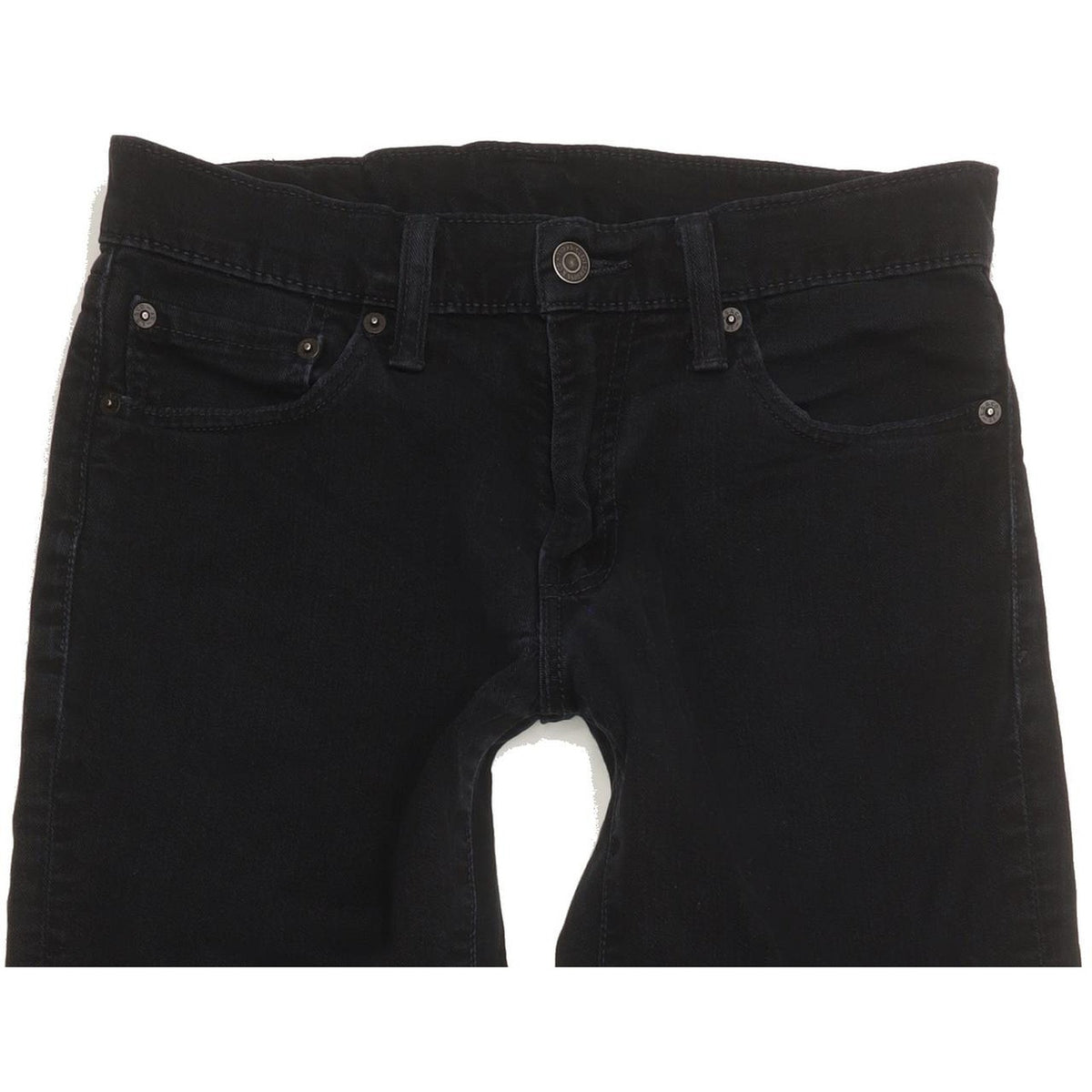 Levi's 511 Men Black Straight Slim Stretch Jeans W30 L33