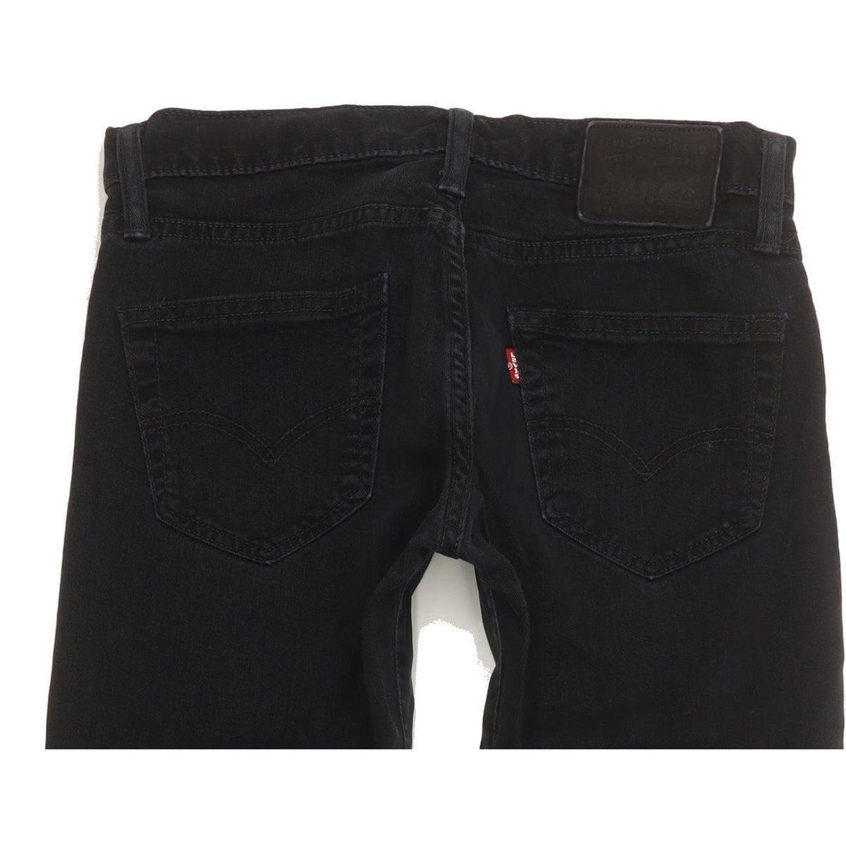 Levi's 511 Men Black Straight Slim Stretch Jeans W30 L33