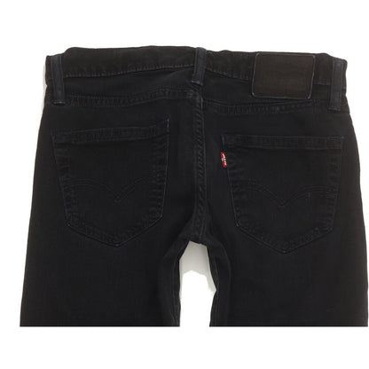 Levi's 511 Men Black Straight Slim Stretch Jeans W30 L33