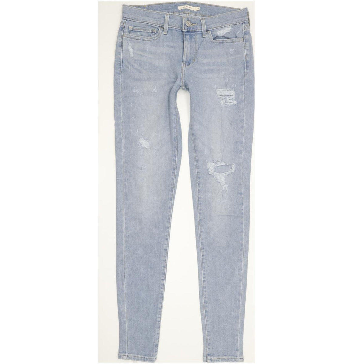 Levi's 710 Super Women Blue Skinny Slim Stretch Jeans W29 L32