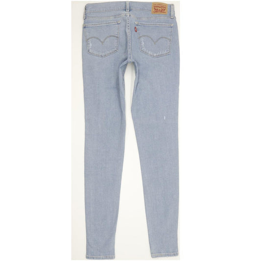 Levi's 710 Super Women Blue Skinny Slim Stretch Jeans W29 L32